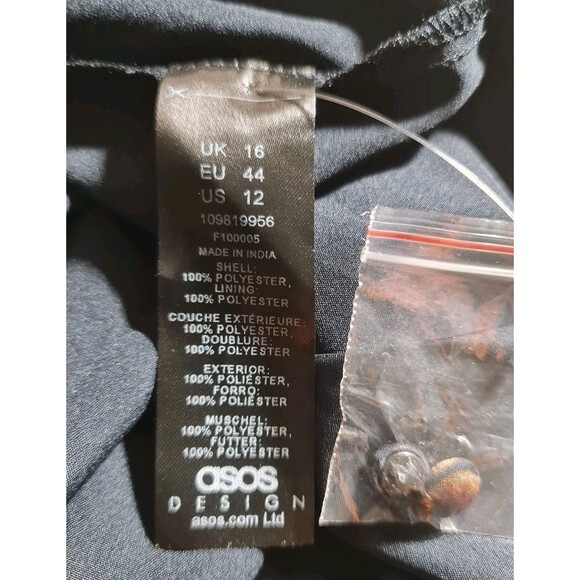 OSOS DESIGN Women Size 12 Maternity Floral Tiered Maxi Dress Satin Stripe 272A - Picture 5 of 6